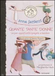 copertina del libero "Quante tante donne: le pari opportunit� spiegate ai bambini"